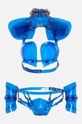 Blue PVC set