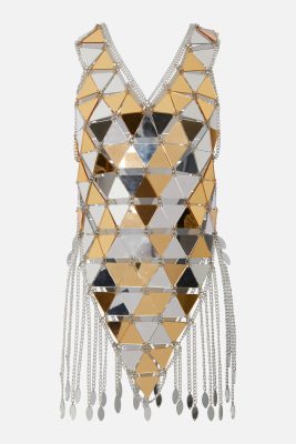 Gold and Silver perspex dress