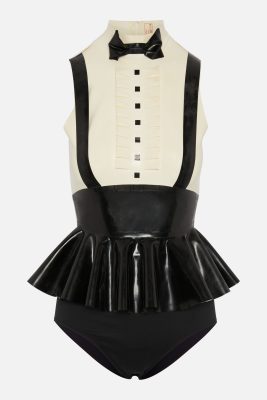 Latex black tie