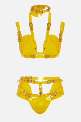 Yellow PVC set
